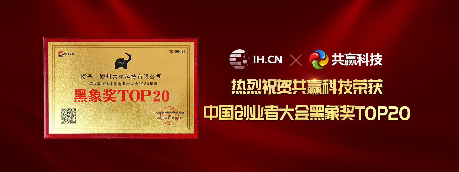 中國創業者大會黑象獎TOP20